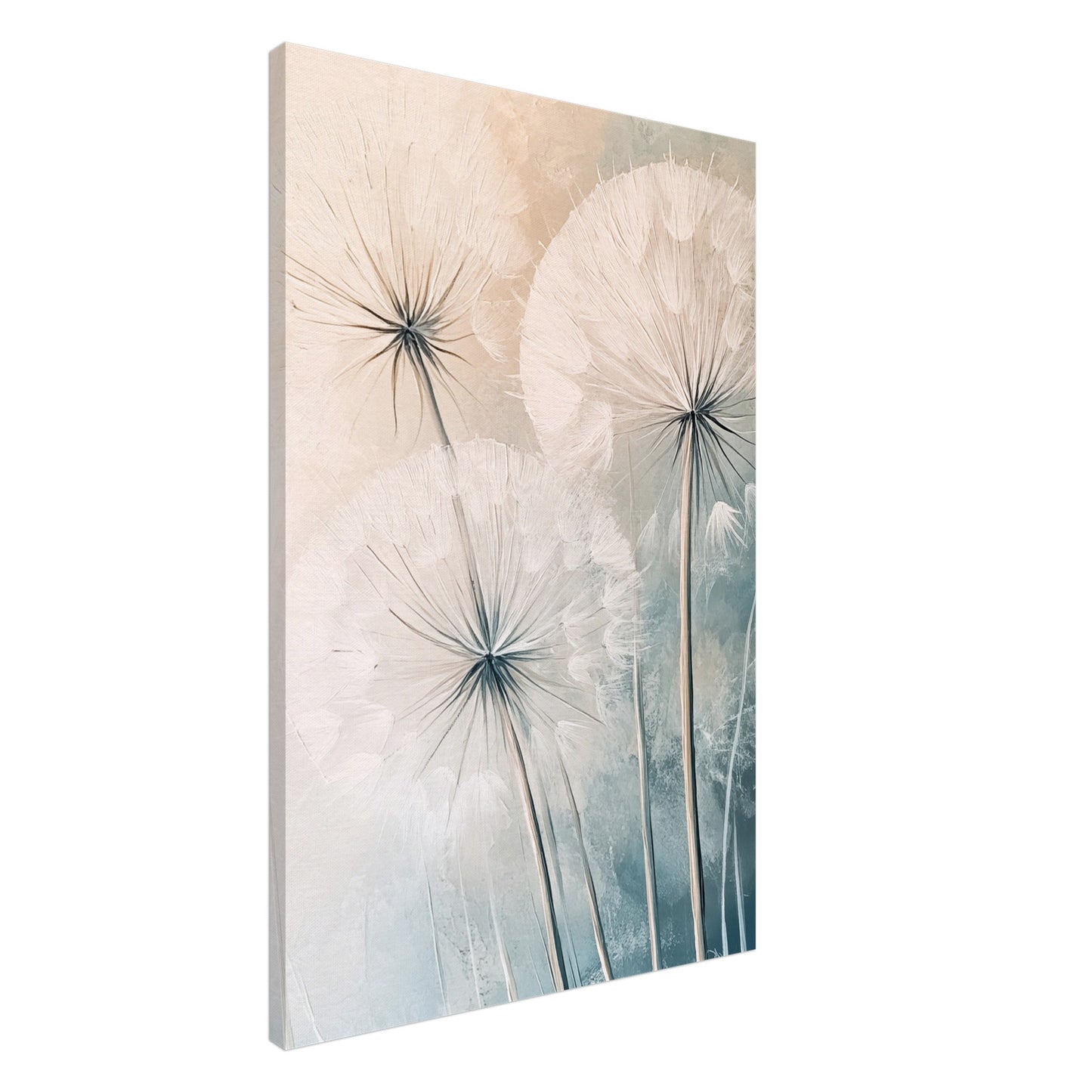 Zarte Pusteblumen Leinwand 60x90 cm - Pixara