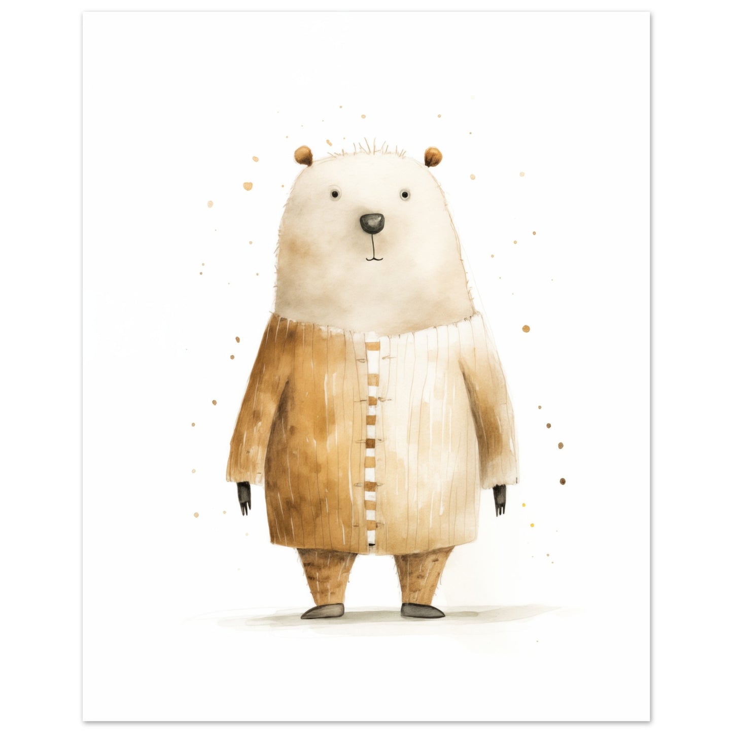 Bär "Bruno" Poster 40x50 cm - Pixara