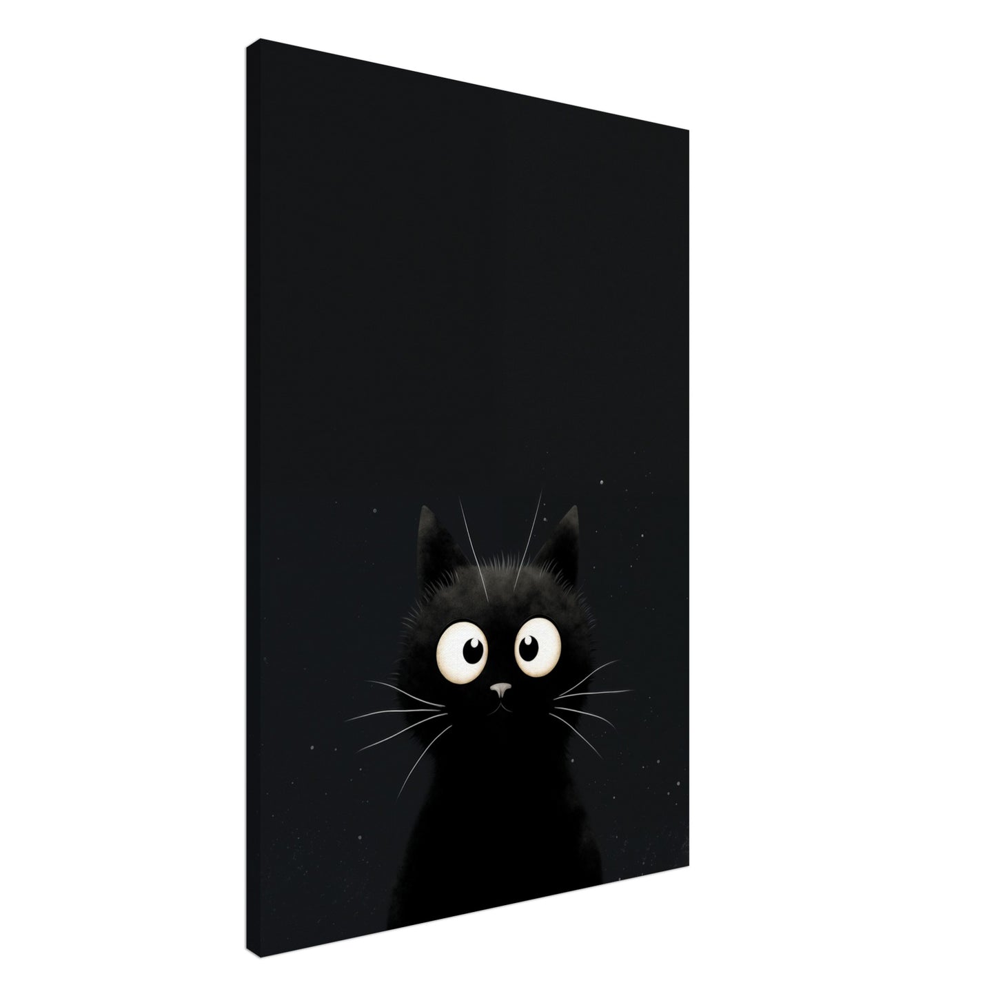 "Midnight", der Kater Leinwand 60x90 cm - Pixara