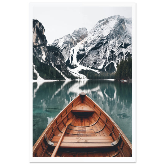 Stille am Pragser Wildsee 60x90 cm - Pixara