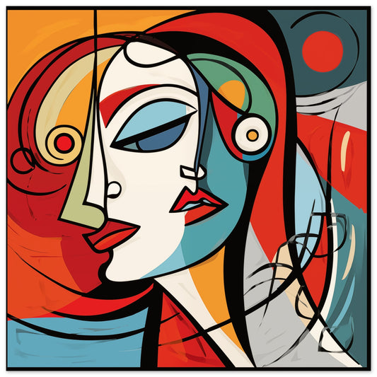 Farbige Kontemplation 50x50 cm - Pixara