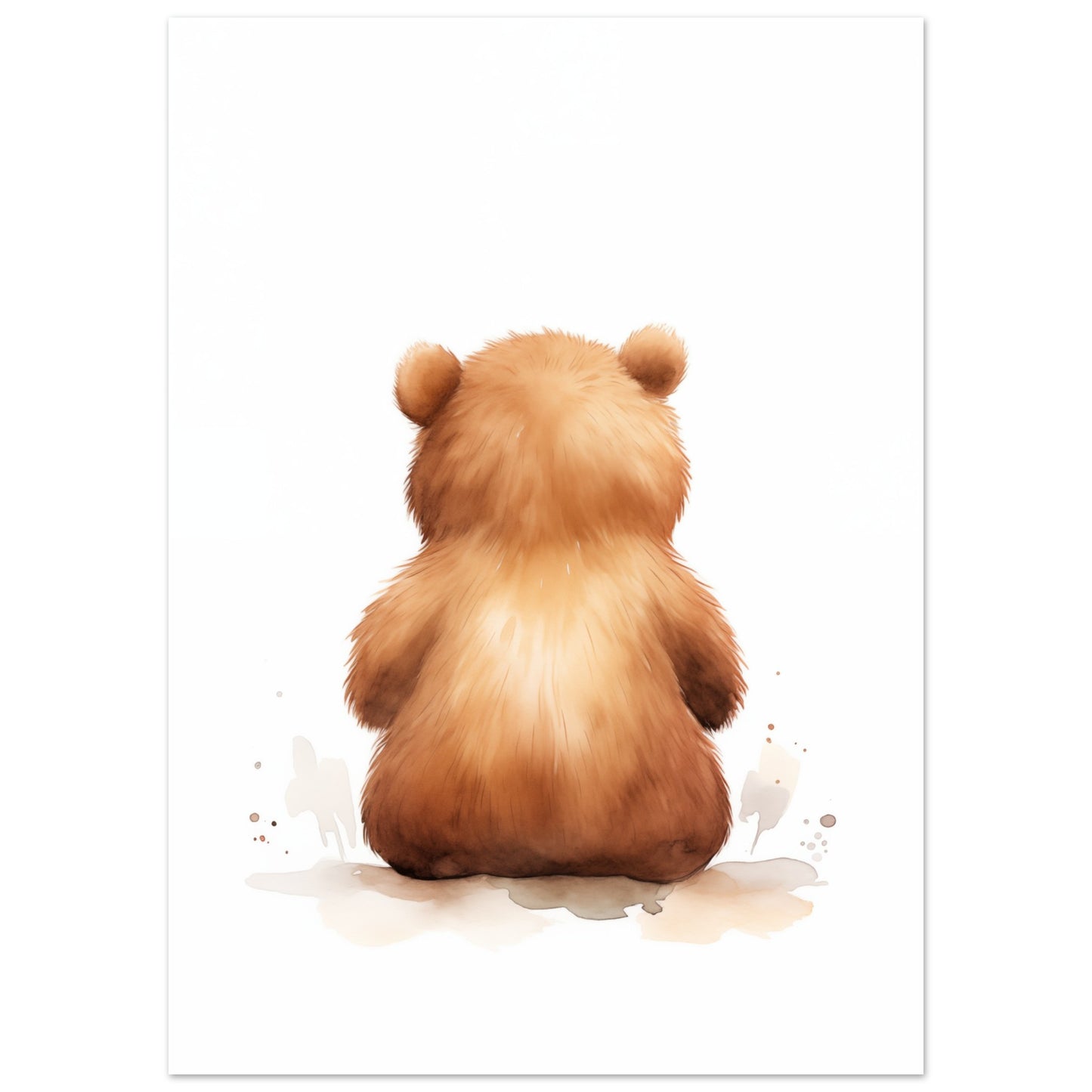 "Cubby", der Schmusebär Poster 50x70 cm - Pixara