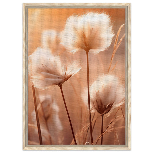 Baumwolle | Gerahmte Leinwand Holzrahmen 50x70 cm - Pixara