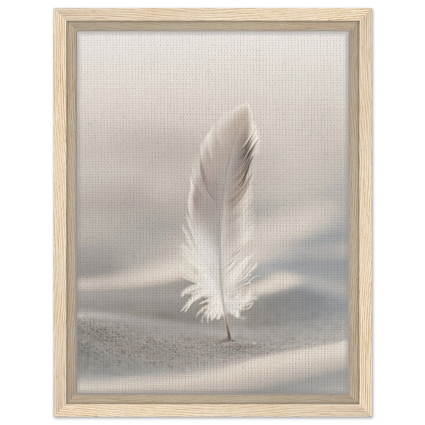 Sanfte Pause | Gerahmte Leinwand Holzrahmen 30x40 cm - Pixara