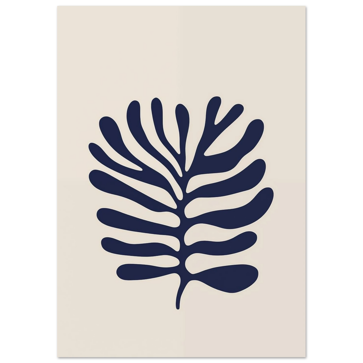 Marine Leaf No. 1 Poster 21x29.7 cm - Pixara