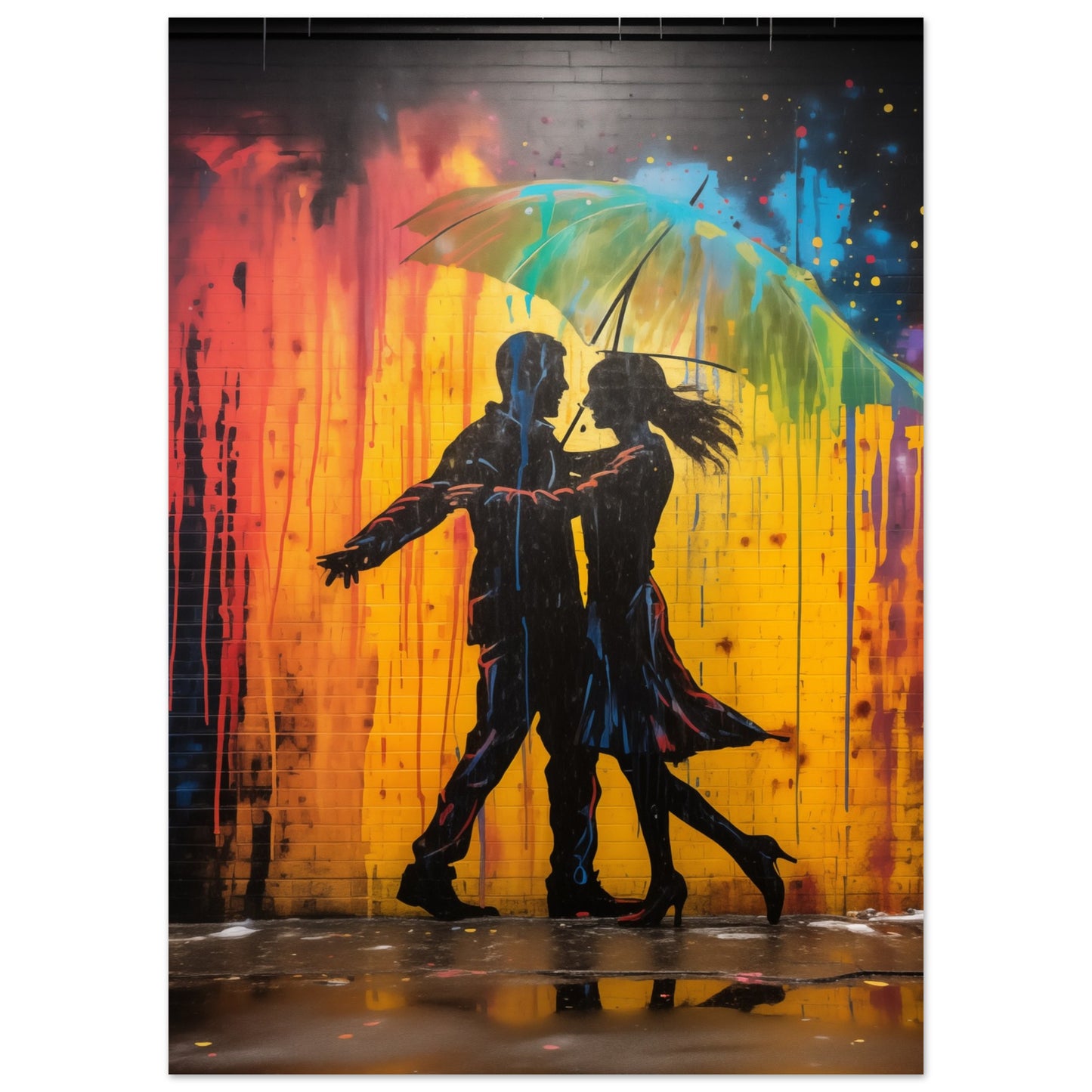 Rhytmus der Farben Poster 50x70 cm - Pixara