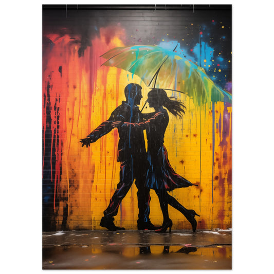 Rhytmus der Farben Poster 50x70 cm - Pixara