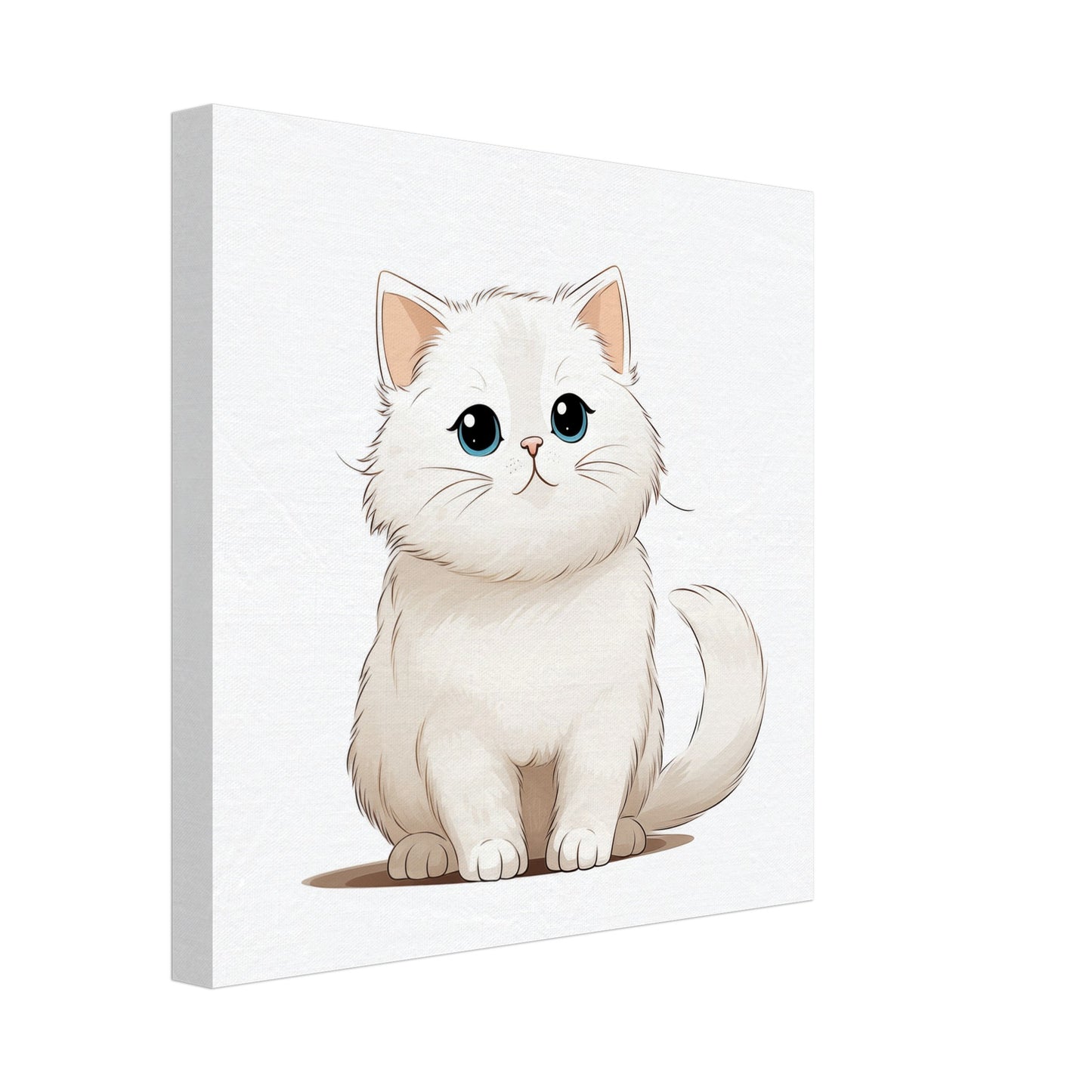 Kätzchen "Cuddles" Leinwand 30x30 cm - Pixara