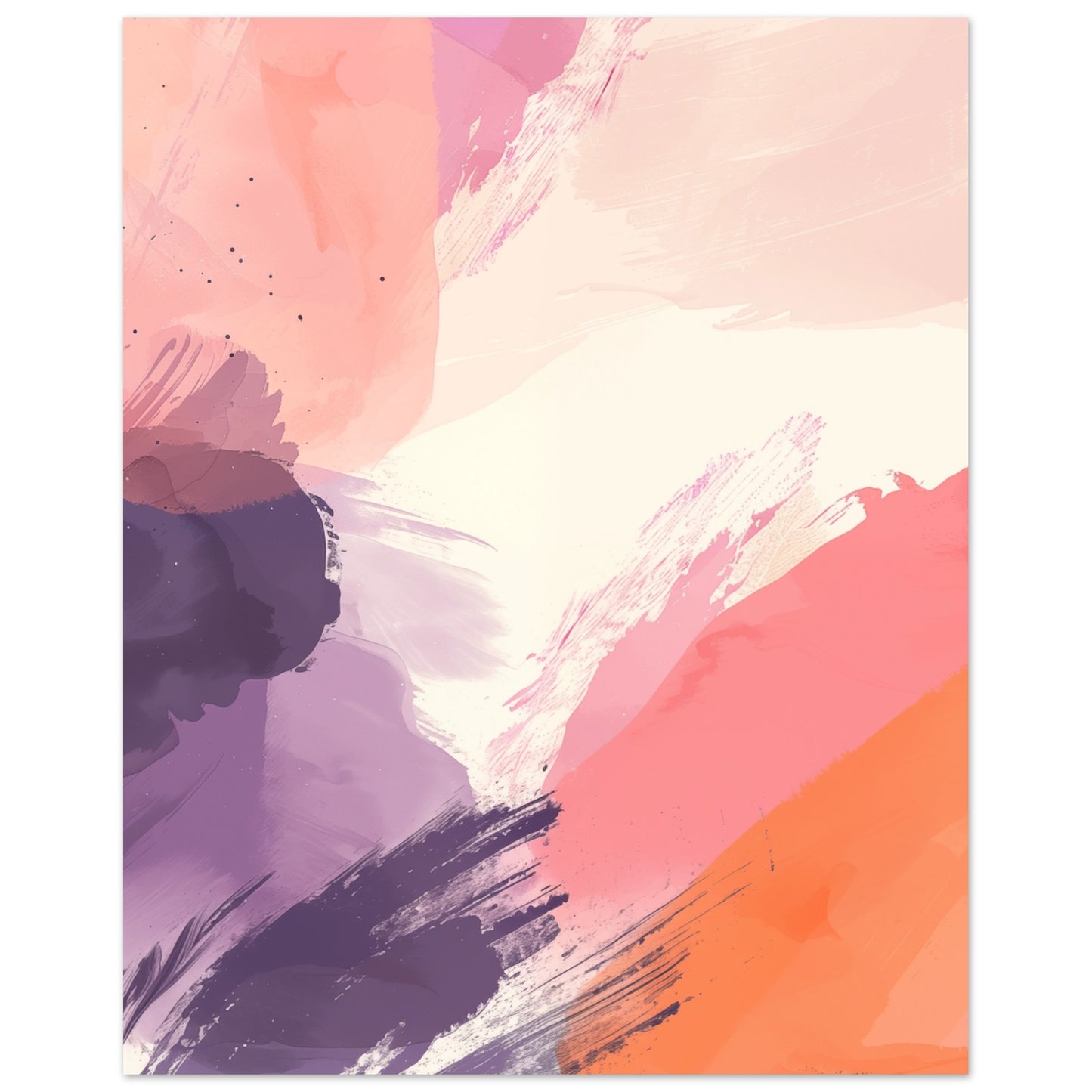 Pastell Morgen Poster 20x25 cm - Pixara