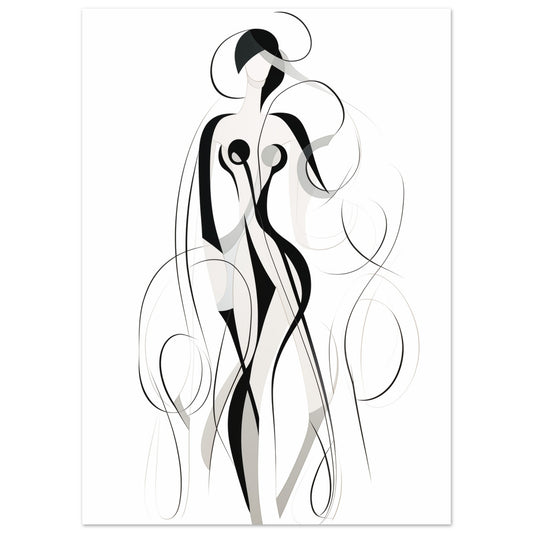 Elegance in Motion Poster 50x70 cm - Pixara
