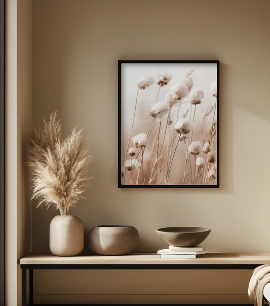 Flauschige Baumwollblumen - Pixara