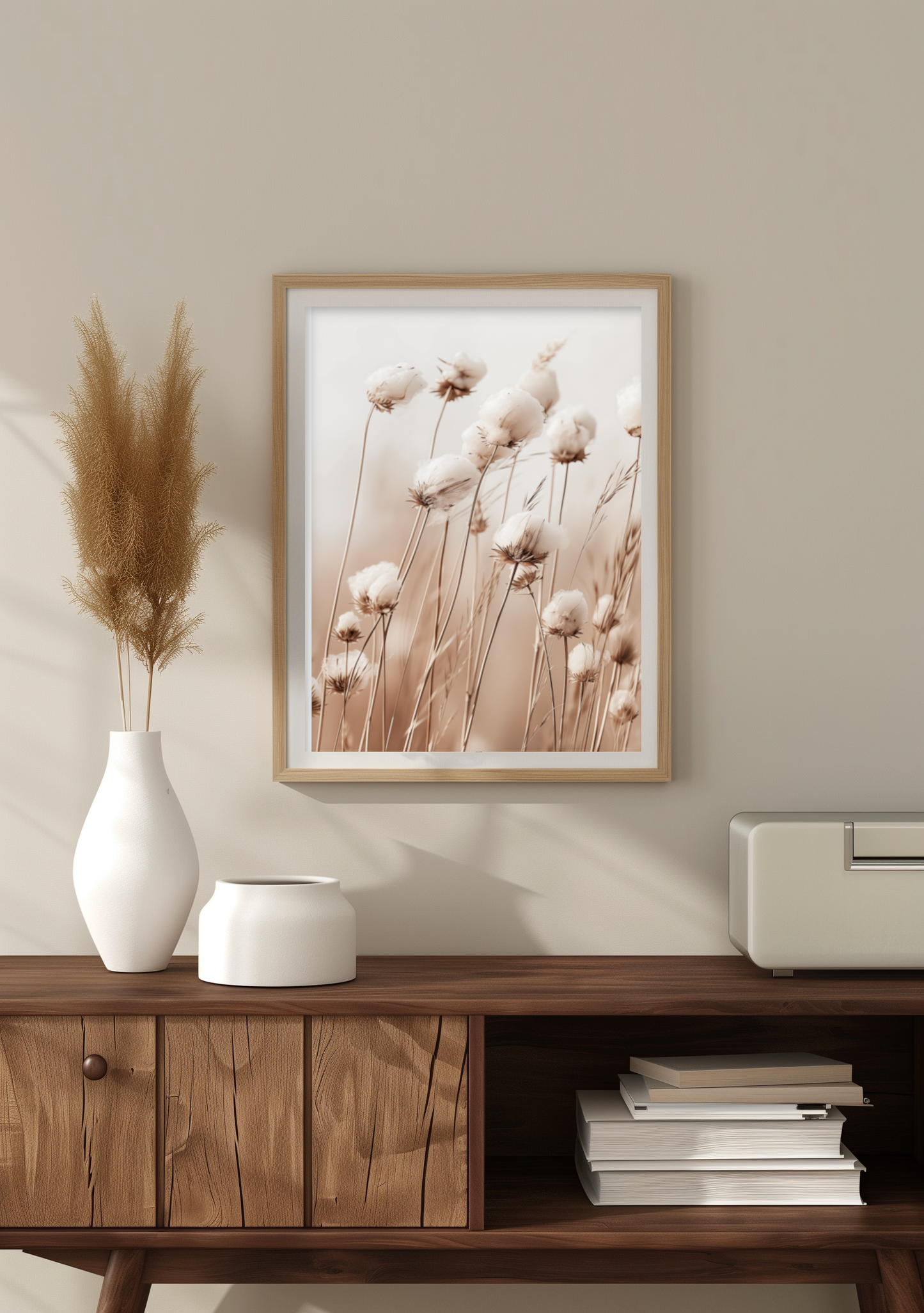 Flauschige Baumwollblumen - Pixara
