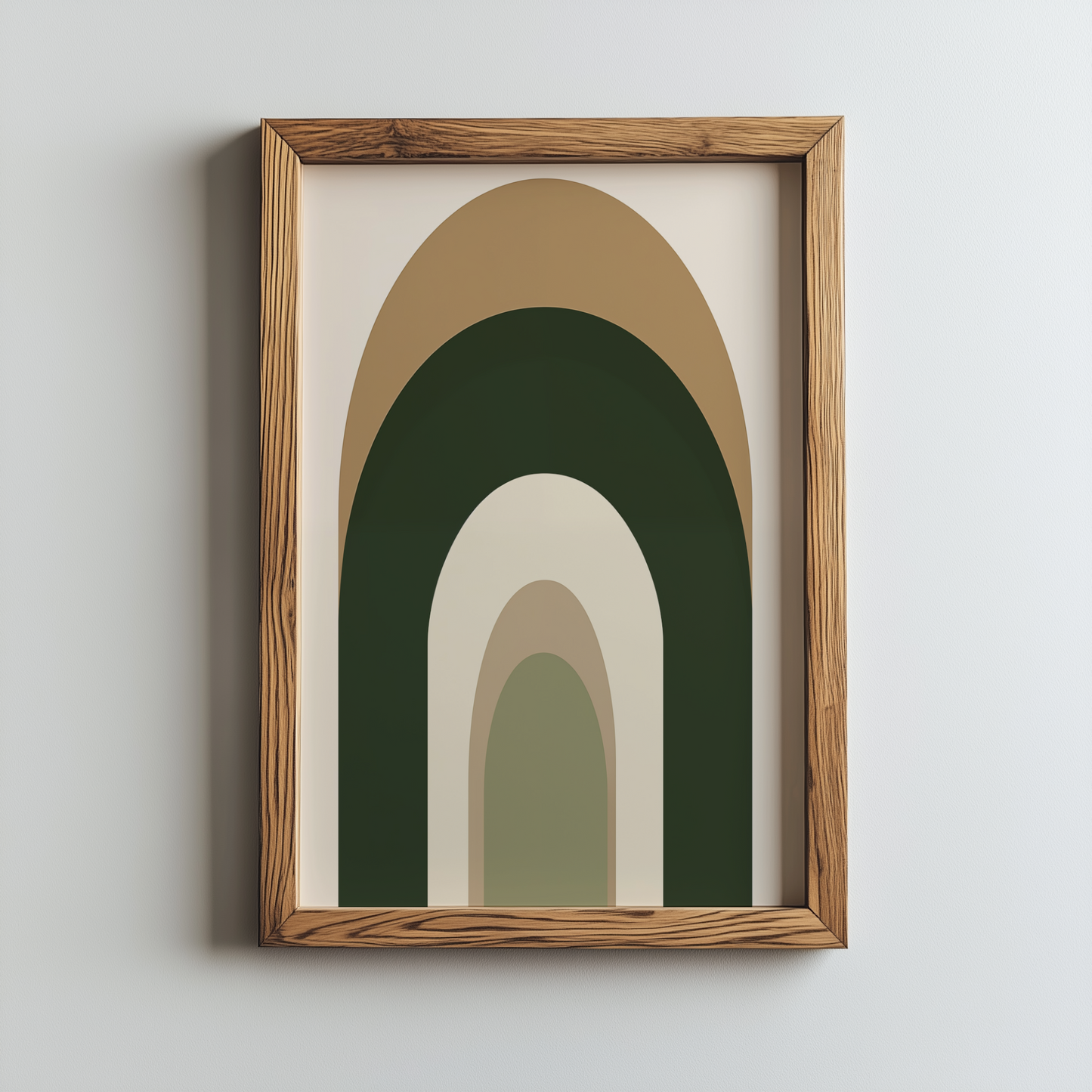 Geometrische Bögen in Naturtönen - Pixara