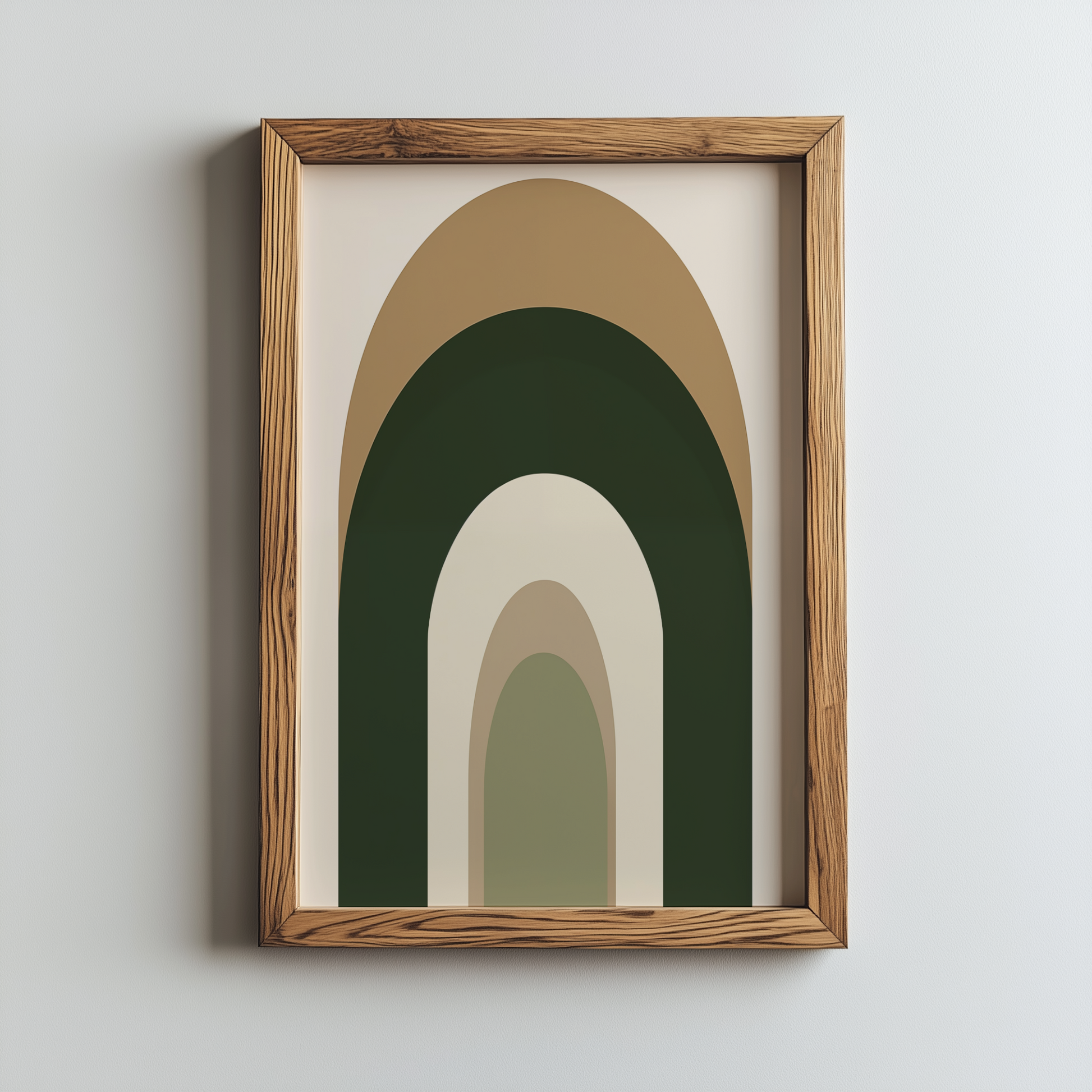 Geometrische Bögen in Naturtönen - Pixara