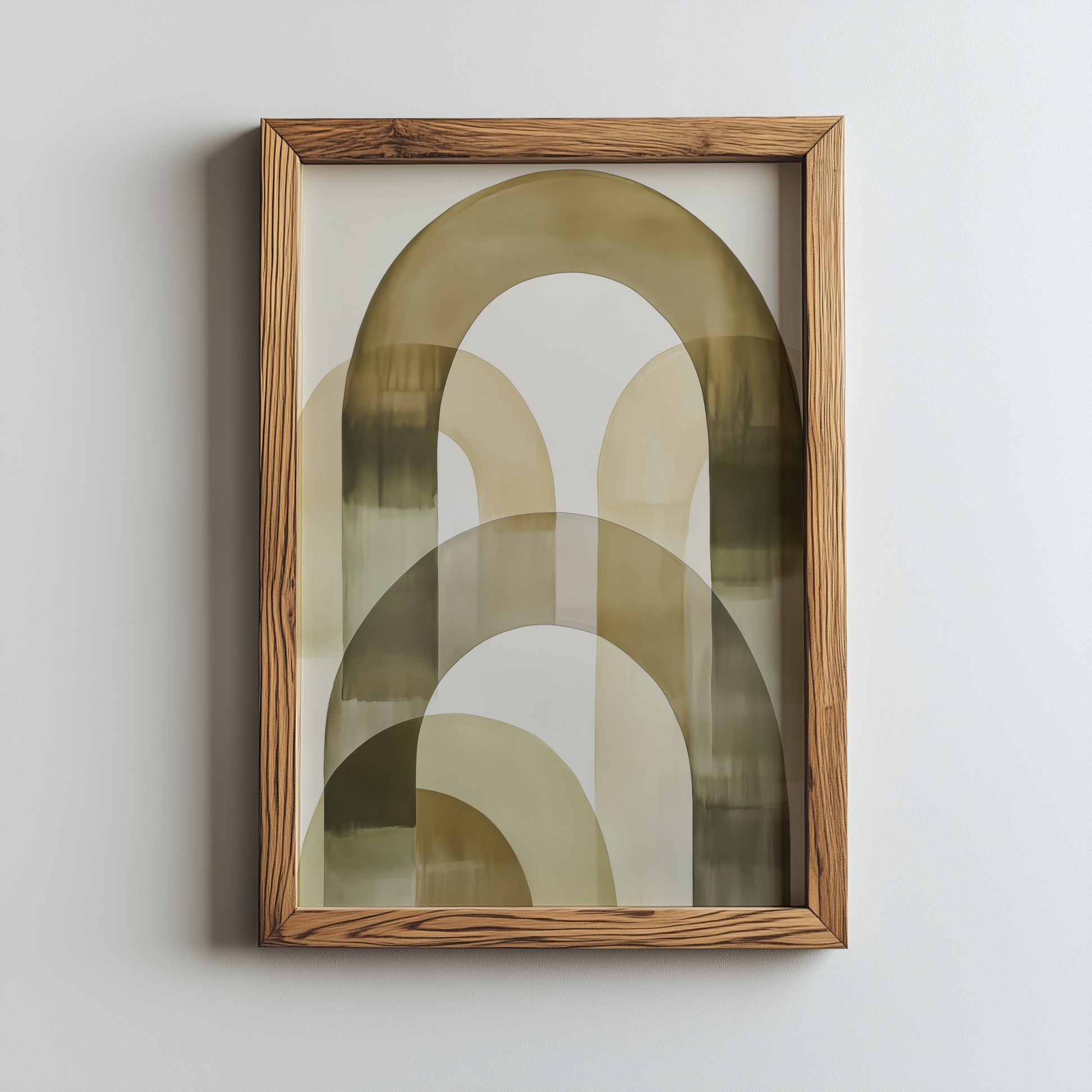 Sanfte Bögen – Minimalistische abstrakte Architektur - Pixara
