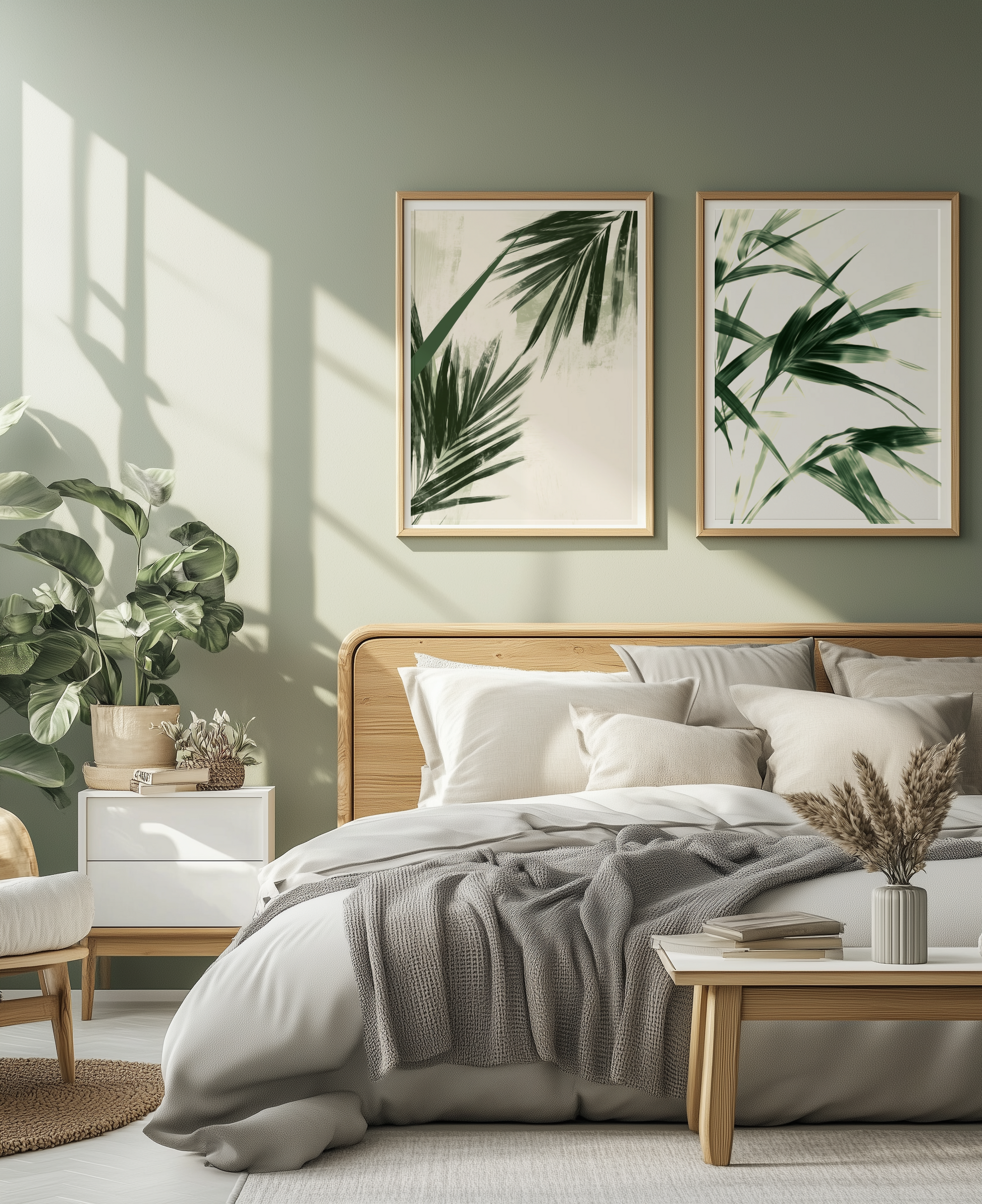 Palm Harmony – Minimalistisches Naturdesign - Pixara