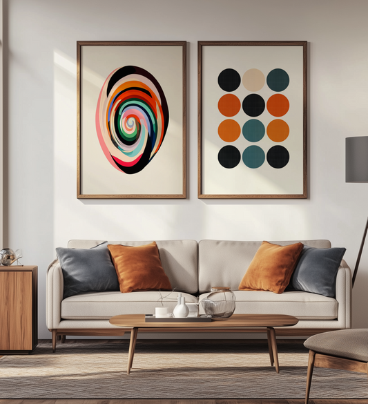 Farbenfrohe Spirale - Pixara