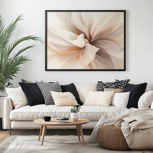 Sanfte Blütenpracht - Abstrakte Blumenkomposition - Pixara
