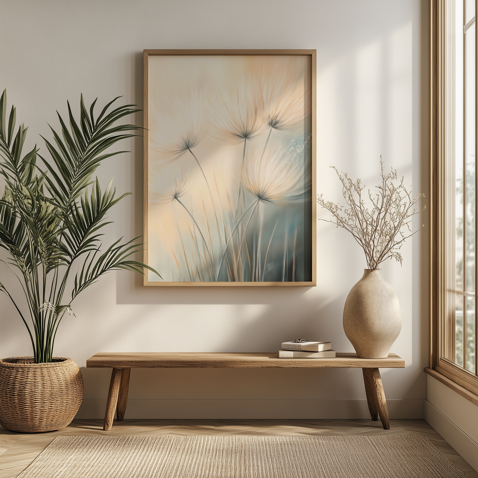 Sanfte Pusteblumen im Wind - Pixara