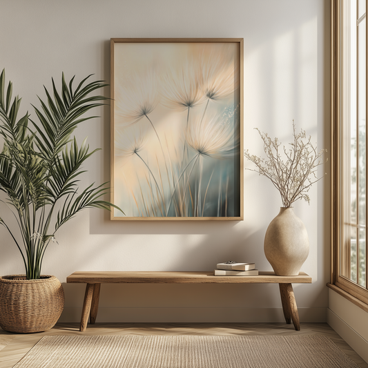 Sanfte Pusteblumen im Wind - Pixara