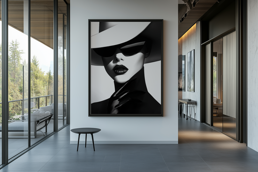 Stilvolle Moderne | Gerahmte Leinwand - Pixara