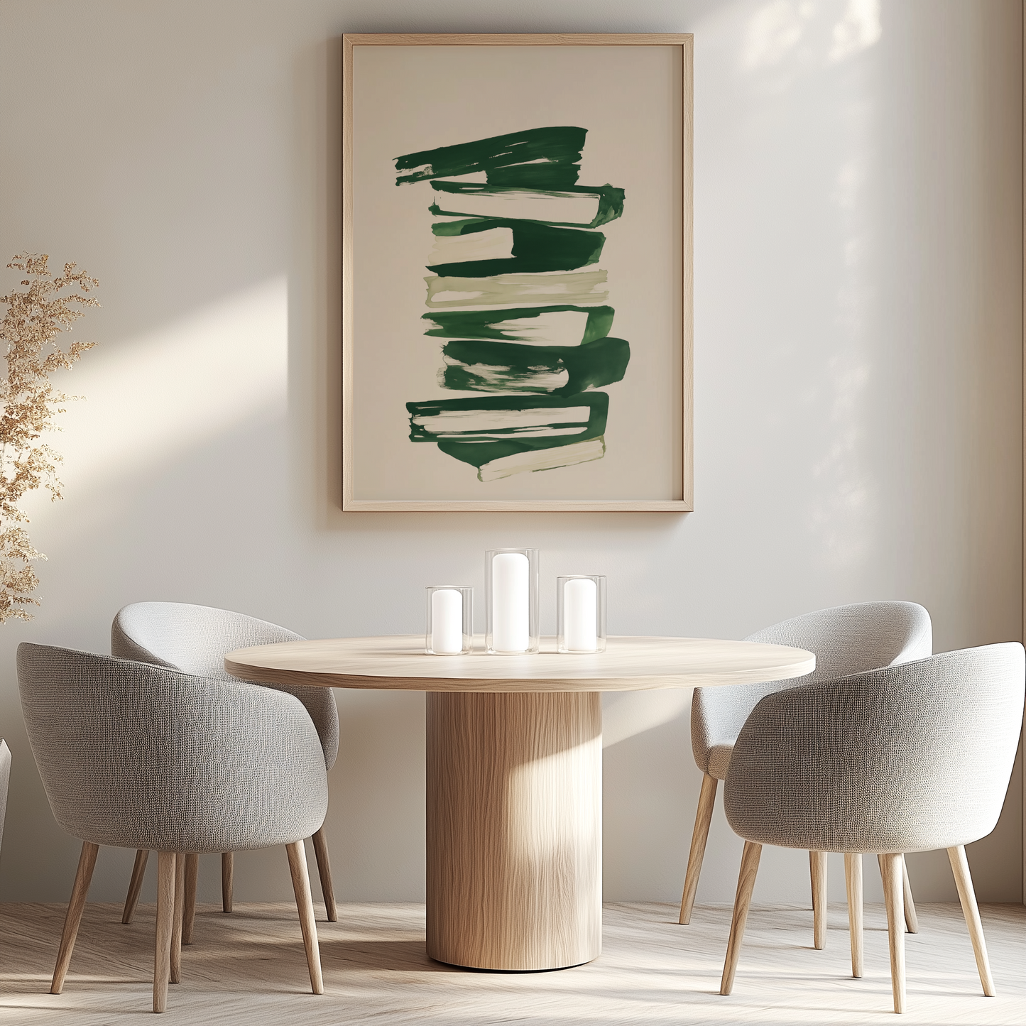 Struktur in Grün – Abstrakte Harmonie - Pixara