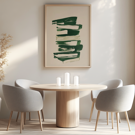 Struktur in Grün – Abstrakte Harmonie - Pixara