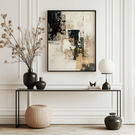 Timeless Elegance | Gerahmte Leinwand - Pixara