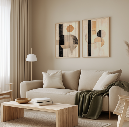 Zeitlose Geometrie – Minimalistische Komposition - Pixara