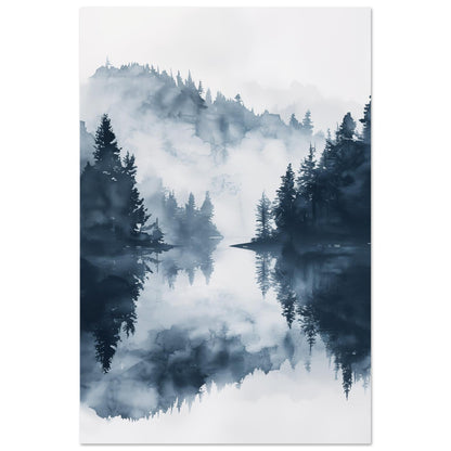 Nebelwald Poster 60x90 cm - Pixara