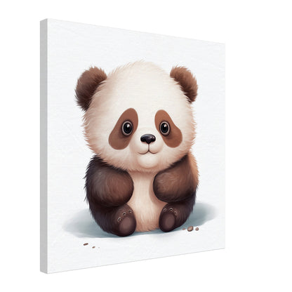 Panda "Paul" Leinwand 50x50 cm - Pixara