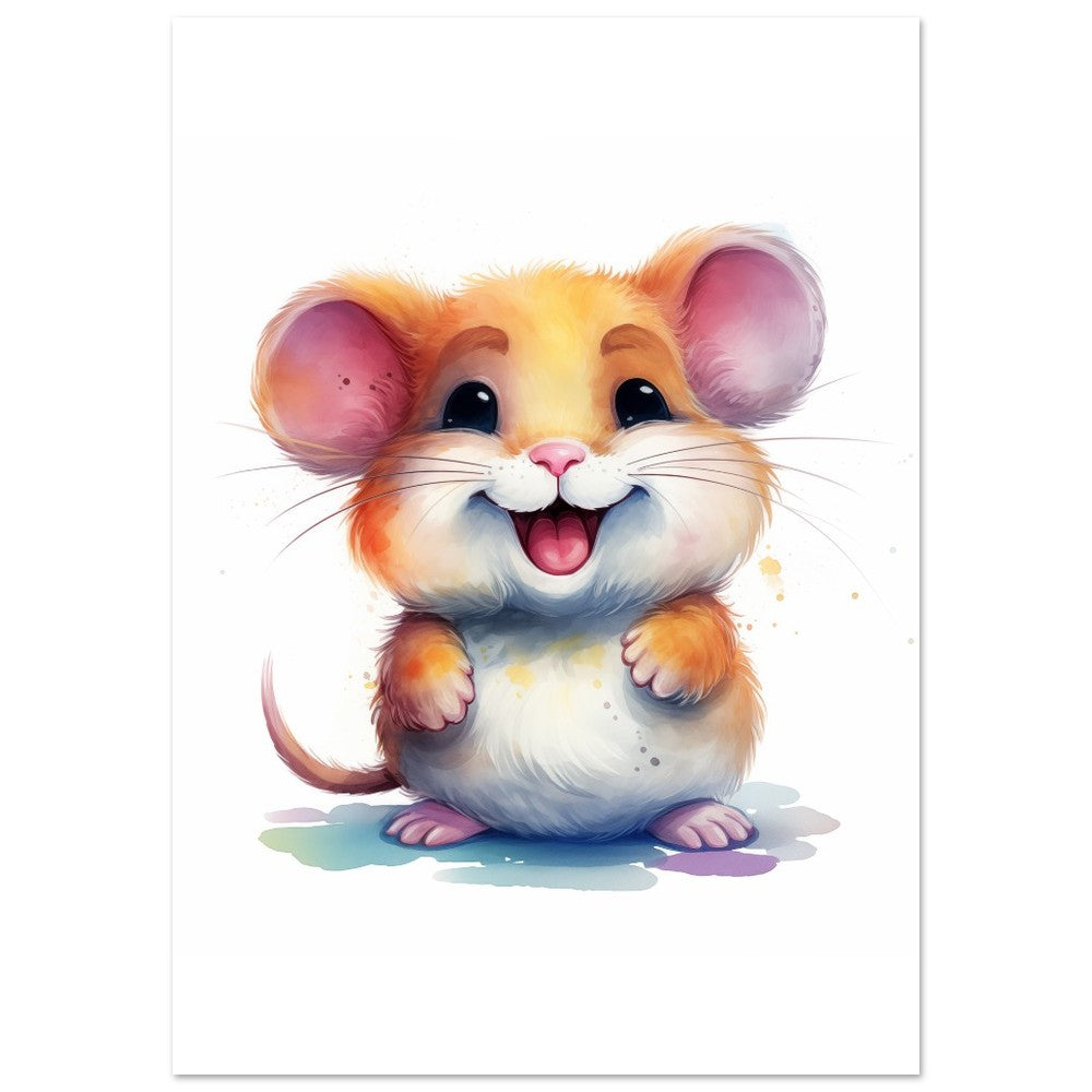 Maus "Milly" Poster A4 21x29.7 cm - Pixara