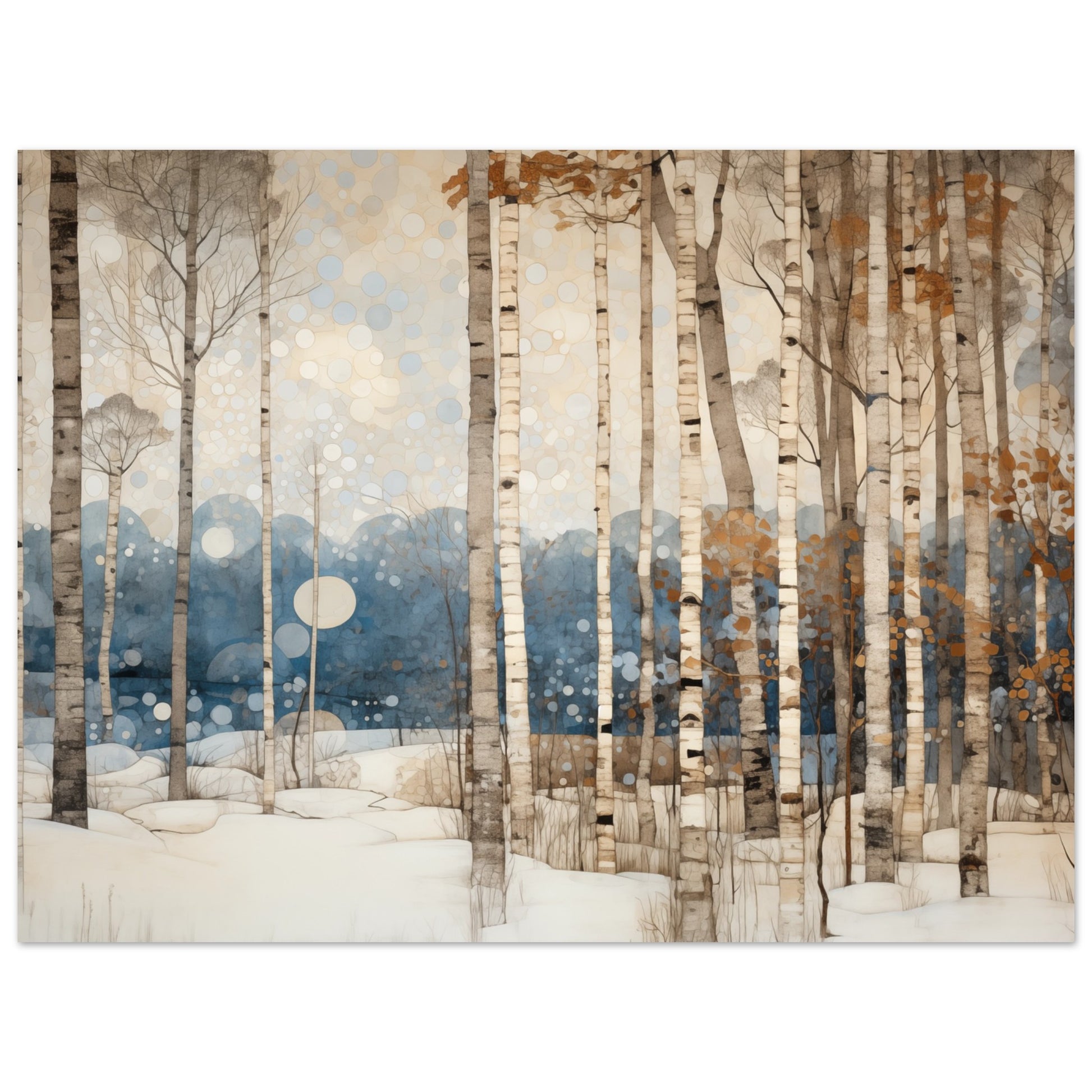 Winterliche Stille Poster 30x40 cm - Pixara