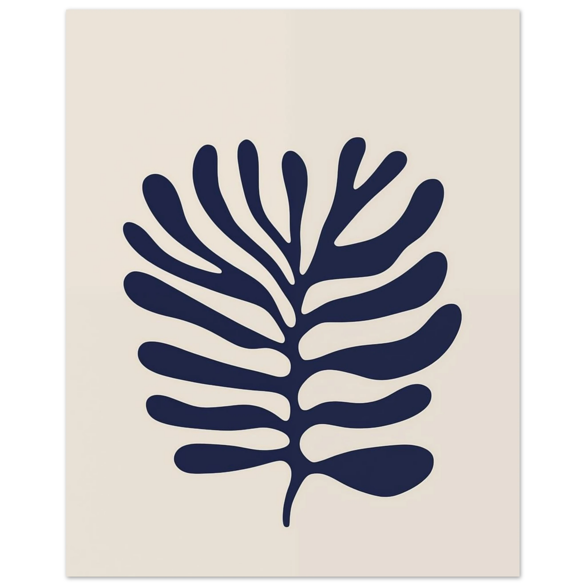 Marine Leaf No. 1 Poster 20x25 cm - Pixara