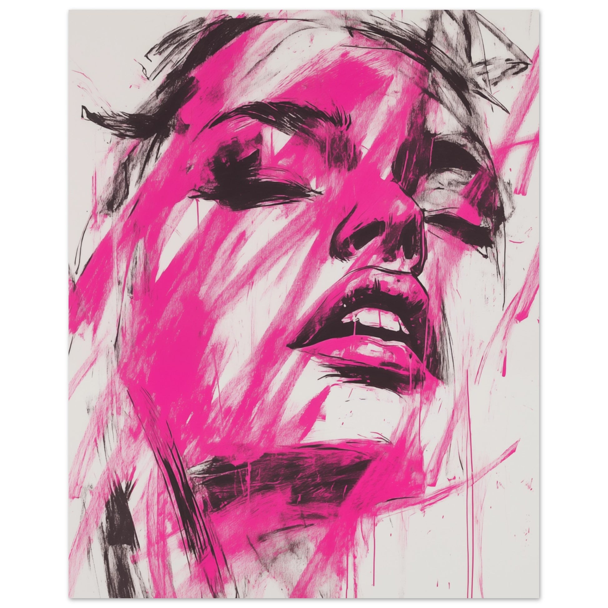 Fuchsia-Explosion Poster 20x25 cm - Pixara