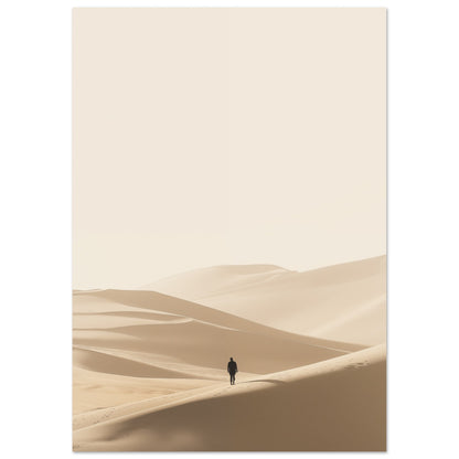 Einsamer Wanderer Poster A4 21x29.7 cm - Pixara