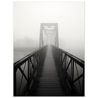 Nebelbrücke 2 Poster 30x40 cm - Pixara