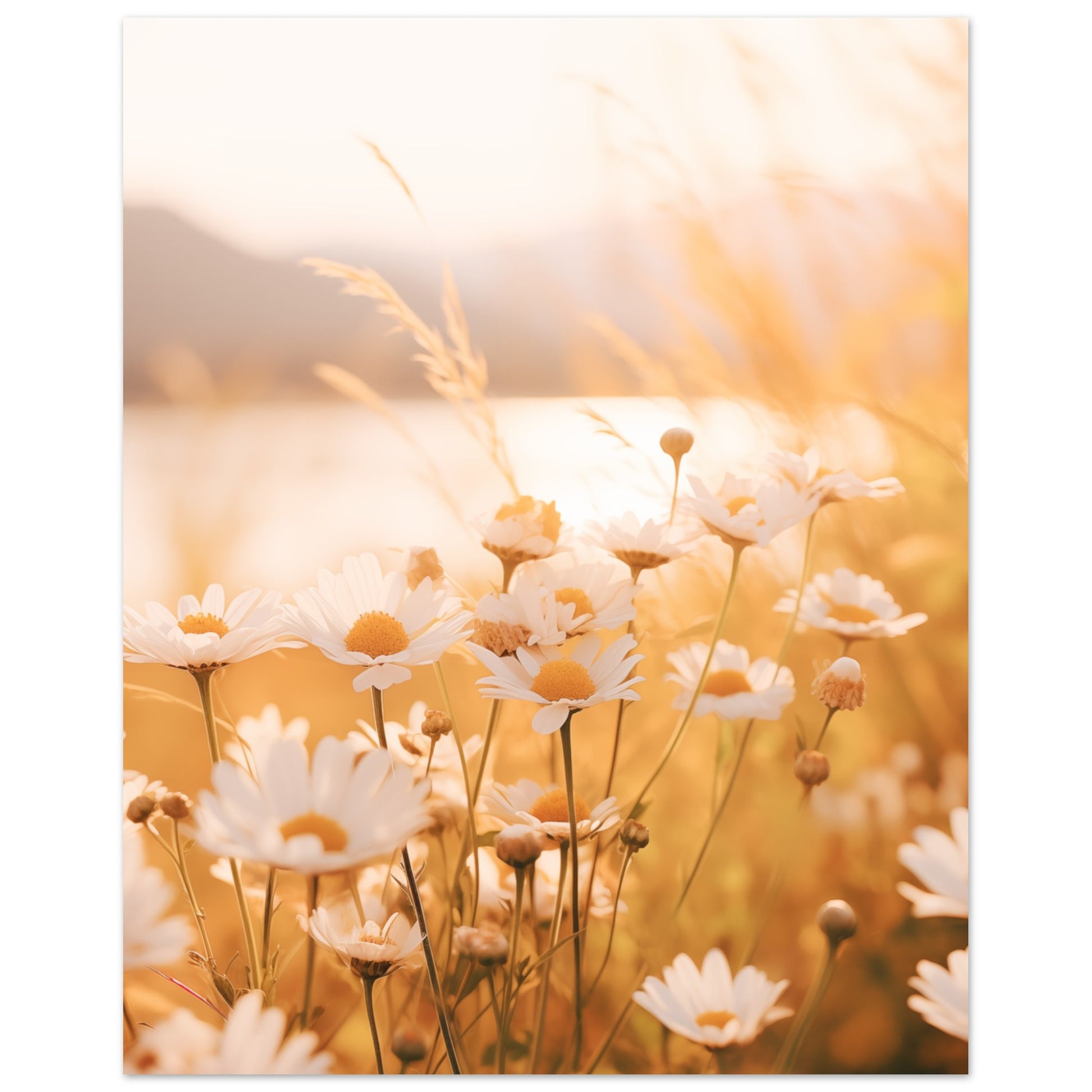 Abendleuchten Poster 20x25 cm - Pixara