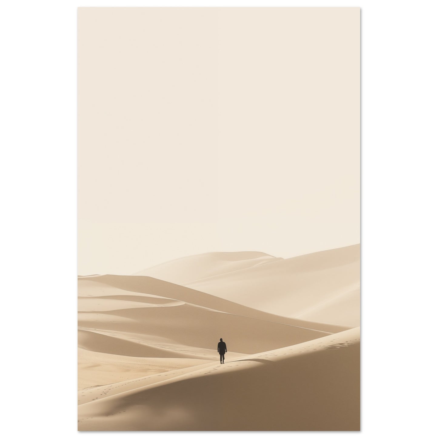 Einsamer Wanderer Poster 60x90 cm - Pixara