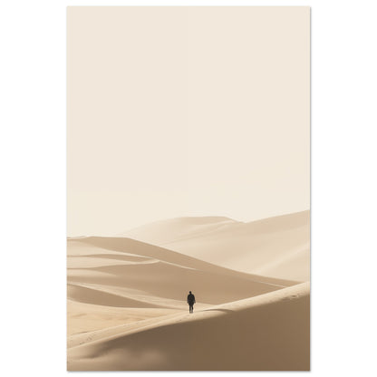 Einsamer Wanderer Poster 60x90 cm - Pixara