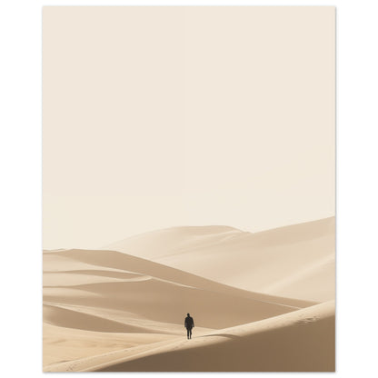 Einsamer Wanderer Poster 20x25 cm - Pixara