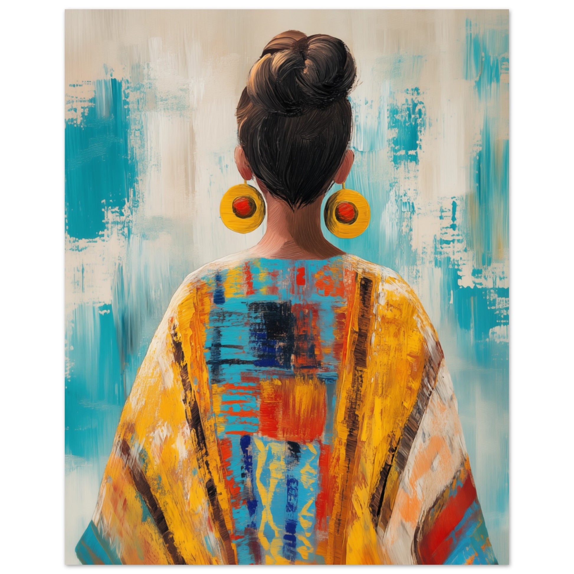 Farbige Anmut Poster 20x25 cm - Pixara