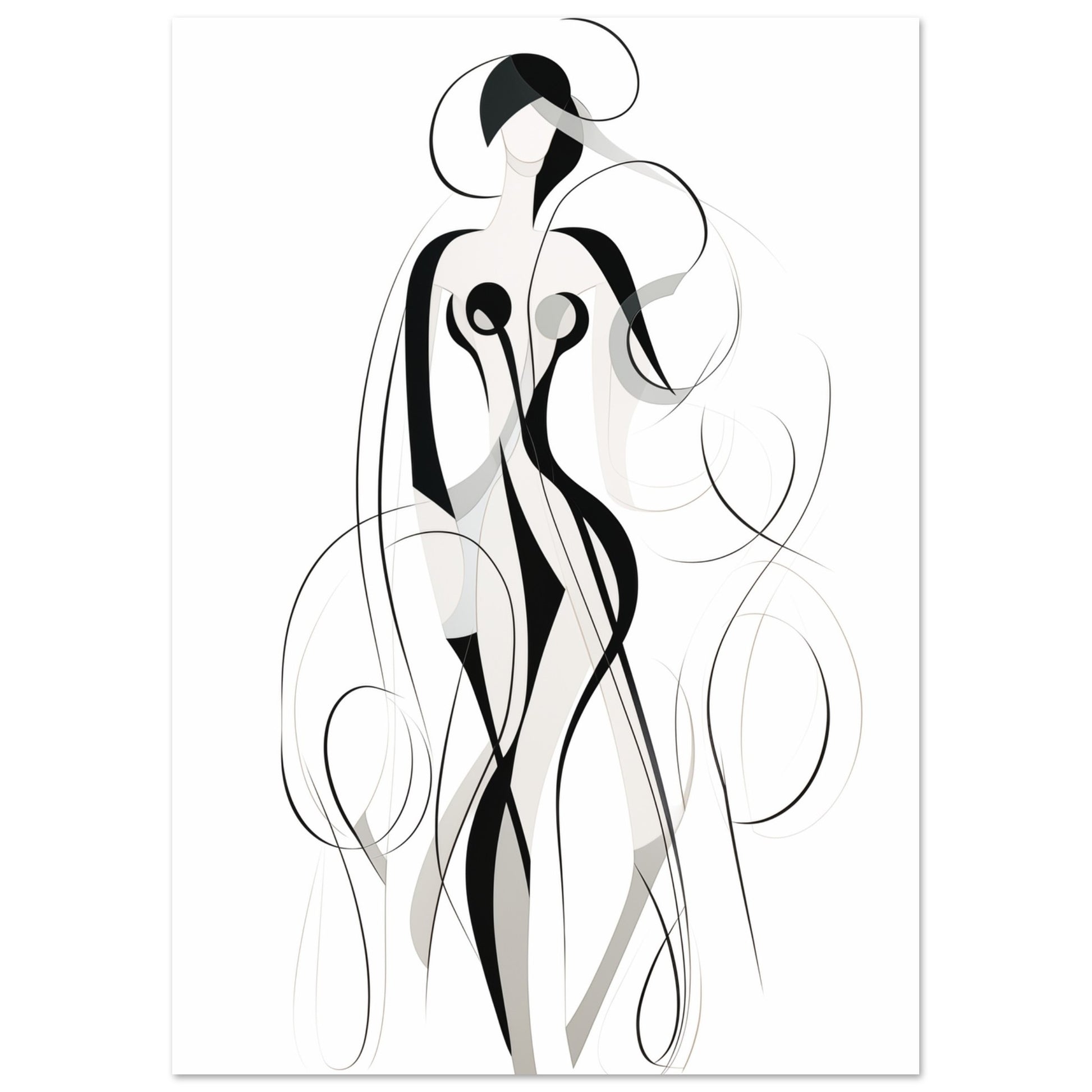 Elegance in Motion Poster A4 21x29.7 cm - Pixara