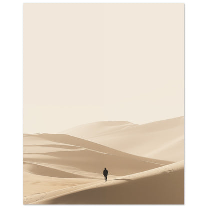 Einsamer Wanderer Poster 40x50 cm - Pixara