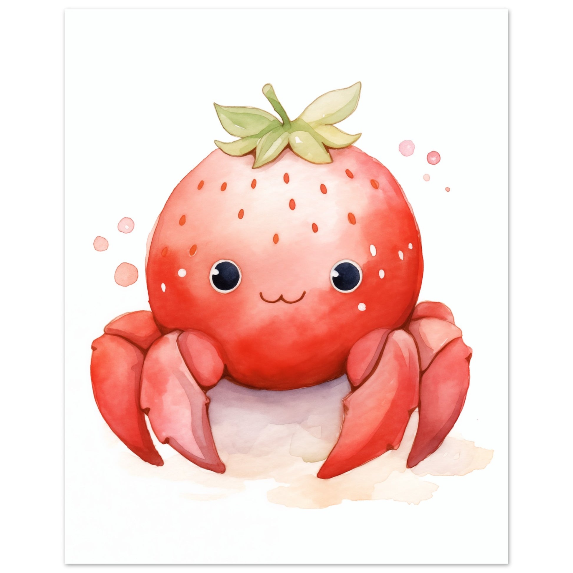 Craby Berry Poster 20x25 cm - Pixara