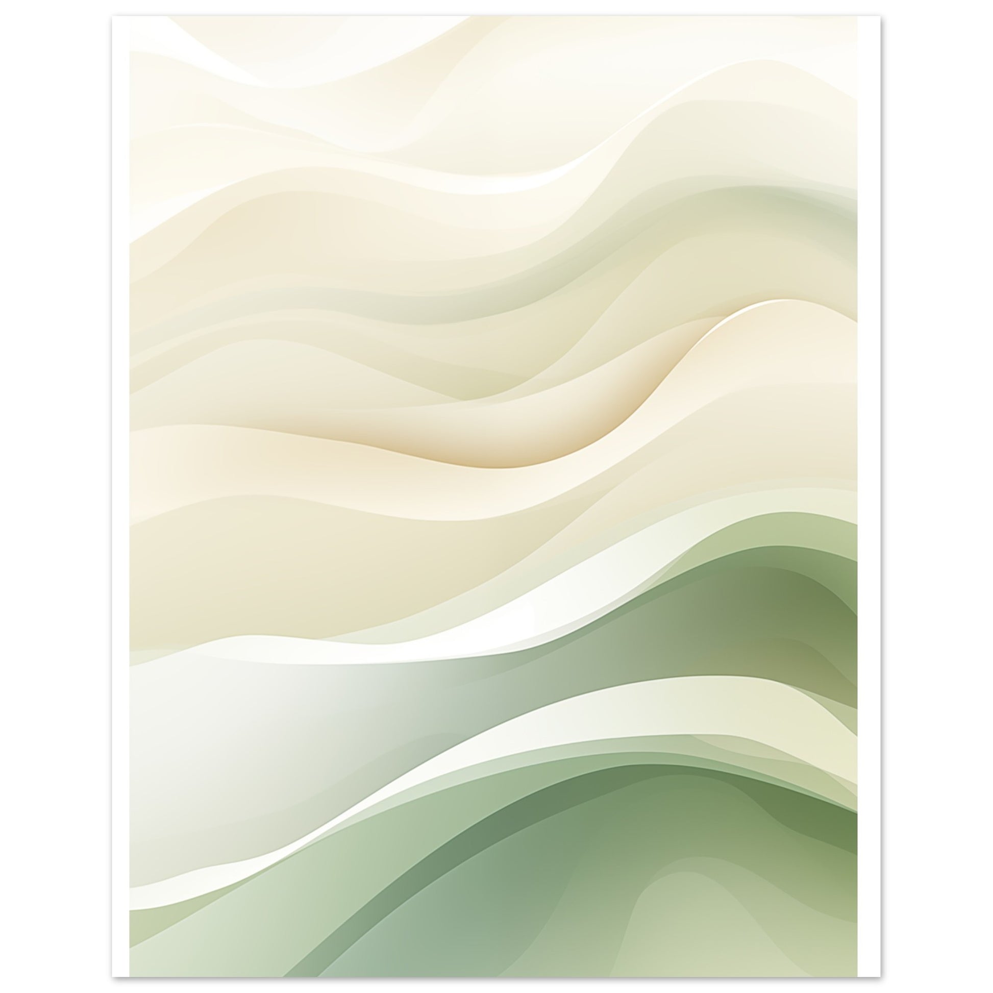 Wüstendünen bei Sonnenaufgang Poster 40x50 cm - Pixara