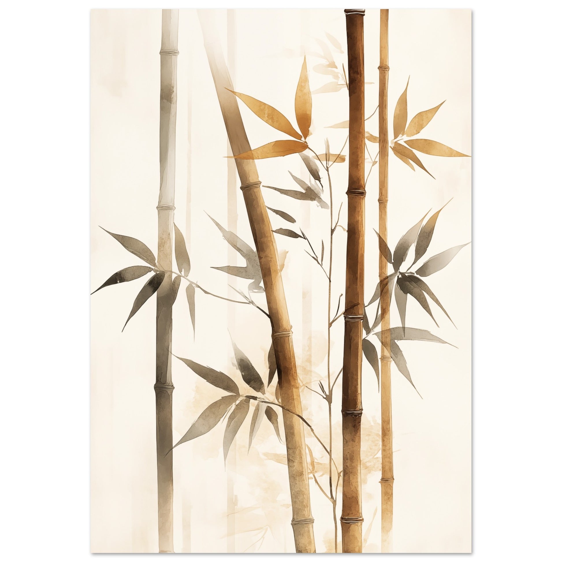 zen bambus Zen Bamboo – Harmonious Nature | Poster