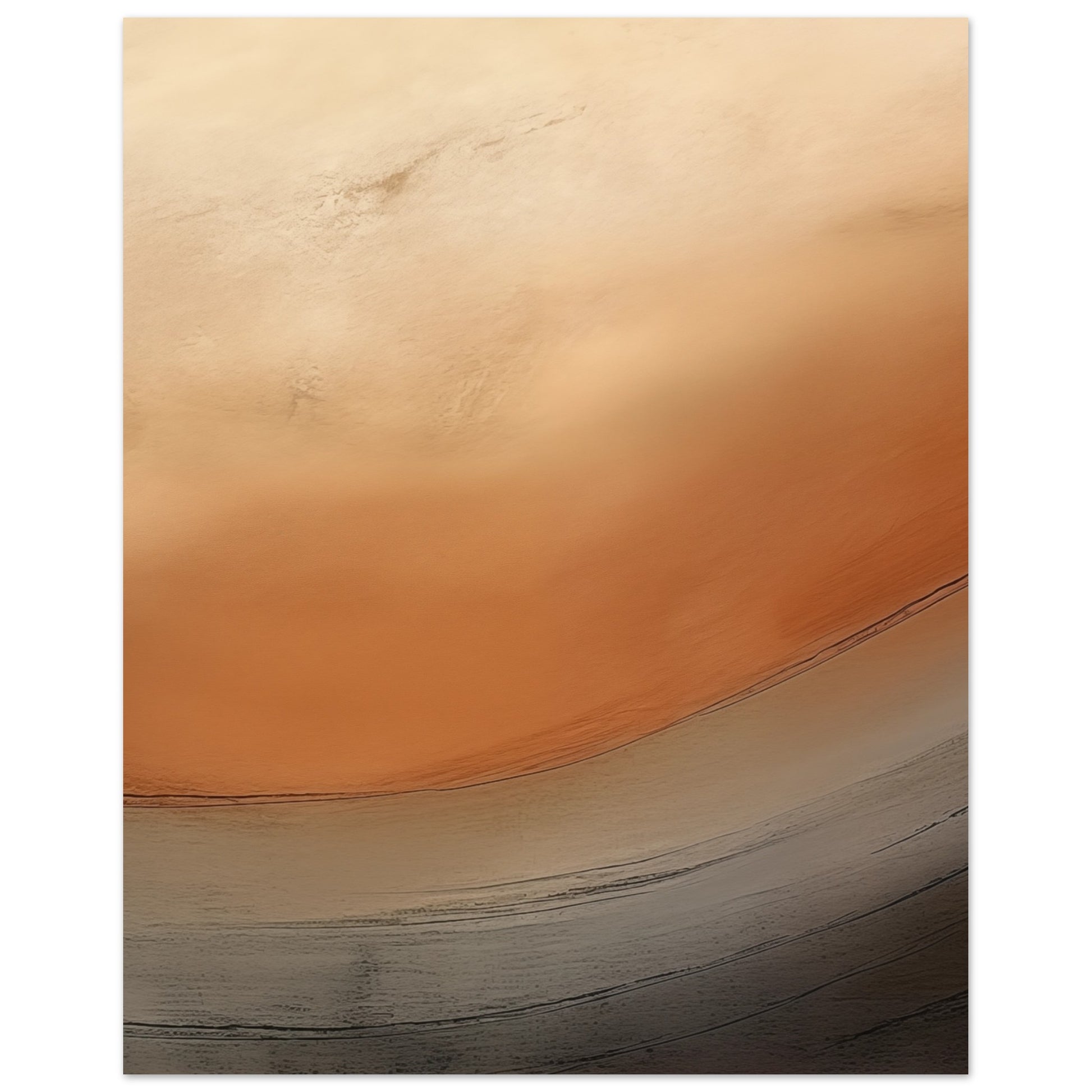 Morgendunst im Tal Poster 20x25 cm - Pixara