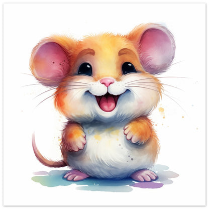 Maus "Milly" Poster 30x30 cm - Pixara