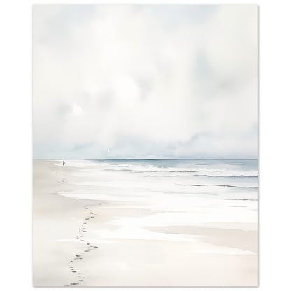 Sandspuren Poster 20x25 cm - Pixara